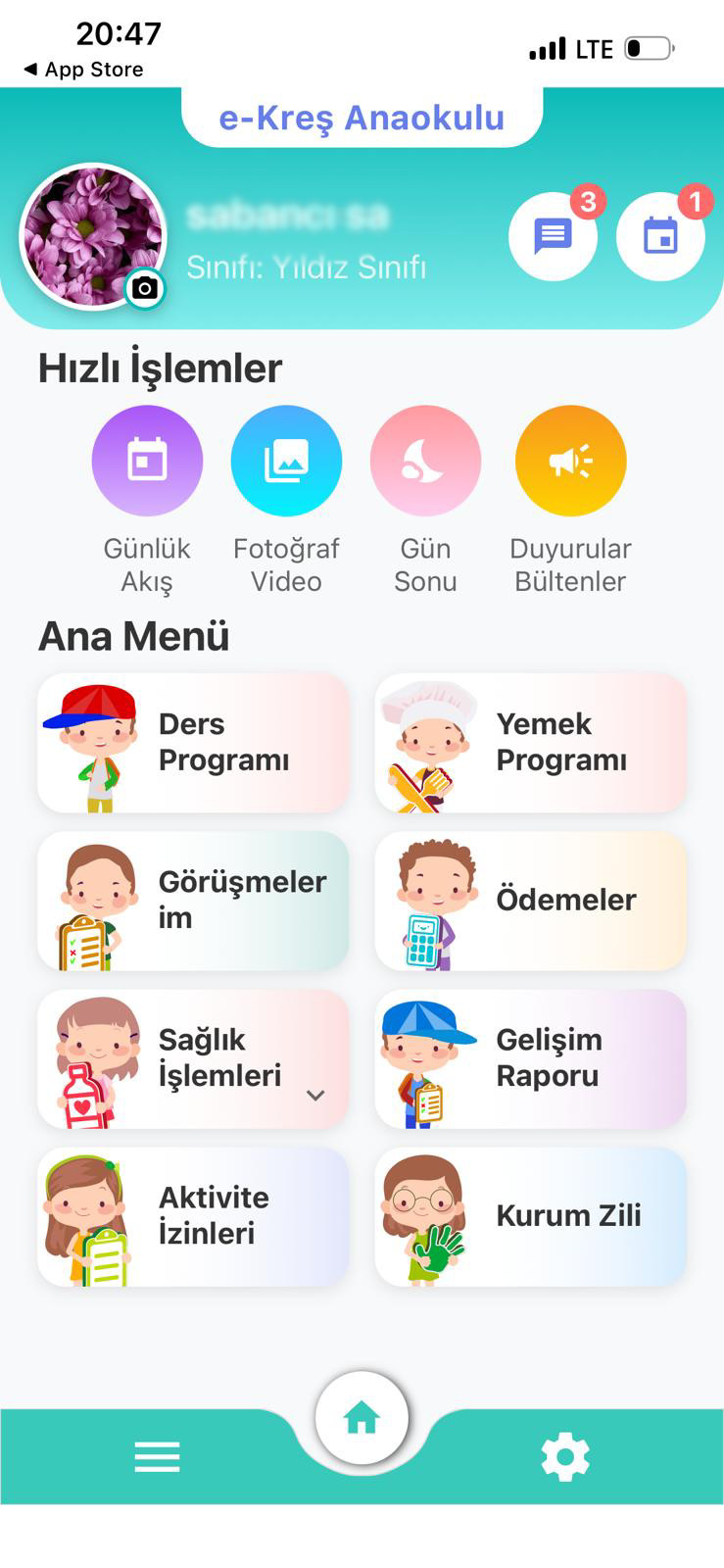 Veli mobil uygulaması