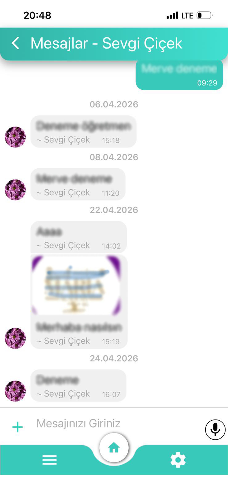 Veli mobil ekranı